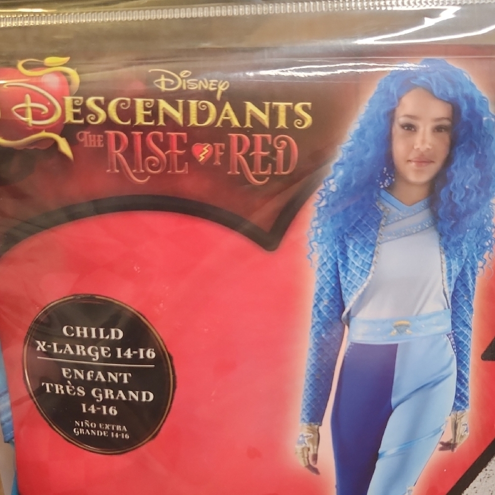 Disney Descendants 4 The Rise Of Red  Chloe Halloween Costume L 12 14